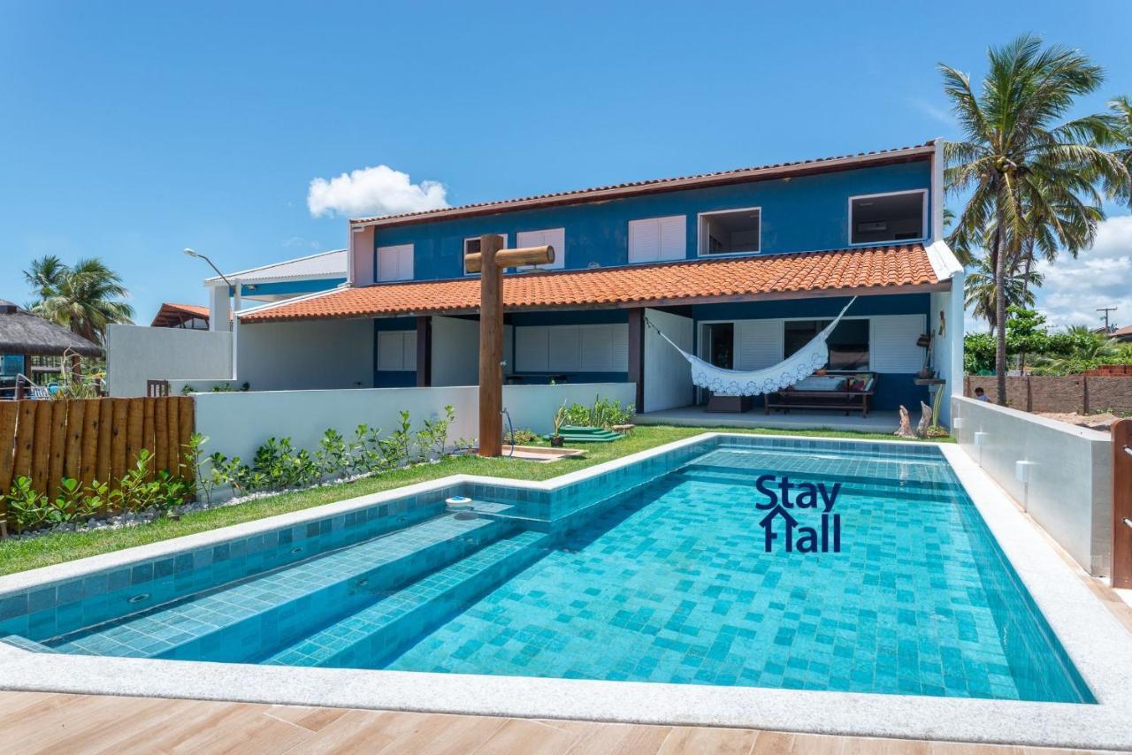 Вілла Casa-4Qts-Beira Mar-Piscina E Cozinheira-Sh038 Прая-дус-Карнейрус Екстер'єр фото